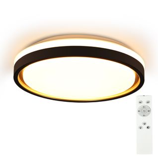 Plafonnier LED Salon D.30cm Dimmable Avec Télécommande Plafonnier Moderne Couloir