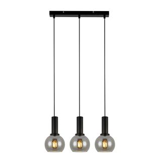 Suspension  Vintage 3 Flammes Lampe Suspendue Verre E27 à Manger Lampe Réglable En Hauteur