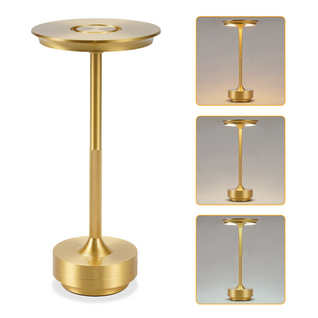 Lampe De Chevet Sans Fil à Piles Lampe De Table LED Tactile à Intensité Variable