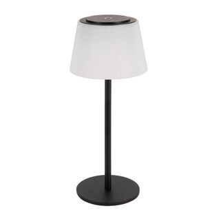 Lampe De Chevet Sans Fil à LED, Rechargeable Par USB, Tactile, Intensité Variable, Noire, 3600 Mha