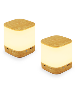 Lot De 2 Lampes De Table LED Avec Batterie Rechargeable De 1800 Mah,variateur Tactile 3000-6500k USB