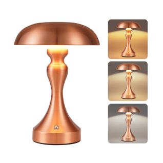 Lampe De Chevet LED  Tactile, Intensité Variable, Sans Fil, Rechargeable Par USB, Style Vintage