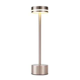 Lampe De Table LED Sans Fil  , à Piles, à Intensité Variable, Rechargeable Par USB-c, Tactile