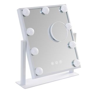 Miroir De Maquillage Avec Éclairage Hollywood Mirror Miroir De Courtoisie Avec 9 LED