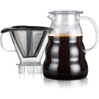 Cafetiere - Melior - Filtre Permanent Maille Inox - 8 Tasses - 1.0 L - Transparent