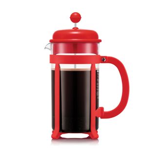 Cafetière Java à Piston 8 Tasses Rouge