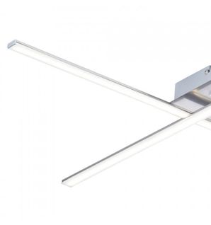 Plafonnier LED Design 4 Bras Nickel - Yuna