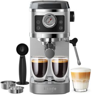 Machine à Expresso Avec Buse à Mousse De Lait Cm1660b 1350w, 20 Bar Pression De L'espresso