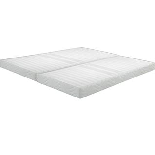 Sommier Tapissier 70+70x190 Omega Blanc 18 Lattes