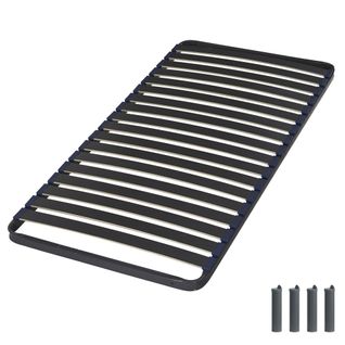 Sommier à Lattes + Pieds 90x190 C39 - 18 Lattes Bois - Fabrication Française