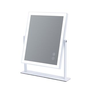 Miroir De Maquillage Hollywood Bluetooth Avec Bande Lumineuse LED - 25x30 Cm