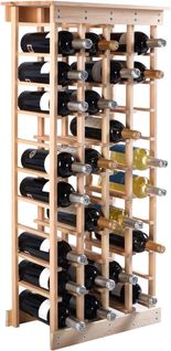Étagère à Vin Casier à 44 Bouteilles 46,5 X 27,5 X 113 Cm