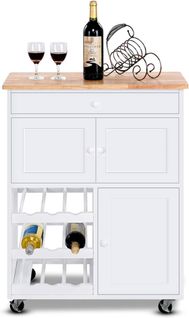 Desserte De Cuisine à Roulettes Chariot De Cuisine à Service 67 X 37x 85 Cm