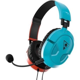 Casque Gaming Turtle Beach Recon 50n Rouge/bleu - Confortable Et Audio Immersif