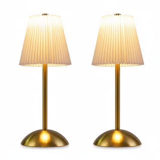 Lampe de Chevet LED Lot De 2 Blanche Sans Fil - Lampe Intensité Variable Avec 3 Températures