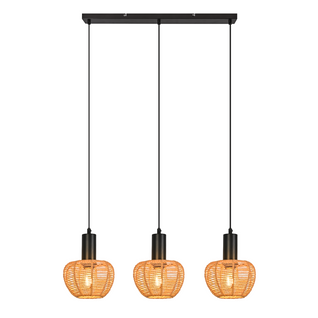 Suspension Noir 3 Flamme E27 Pour Salle à Manger Et Chambre à Coucher