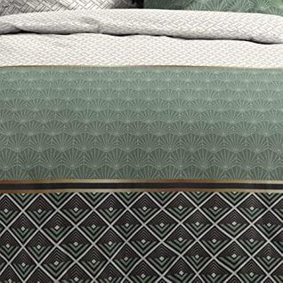 Parure De Lit Percale De Coton 78fils Belor Promo Linge