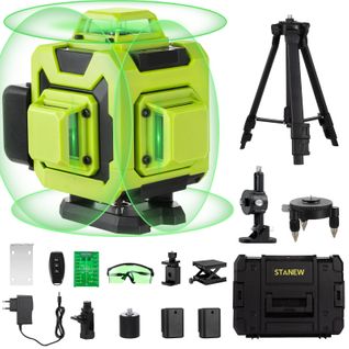 Niveau Laser 4 X 360° vert 4d 16 Line Ligne Laser Verte Horizontal Et Verticale