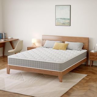 Matelas Ressorts 140x190cm De Forme En Mousse Et Ressorts, 20 Cm Épaisseur