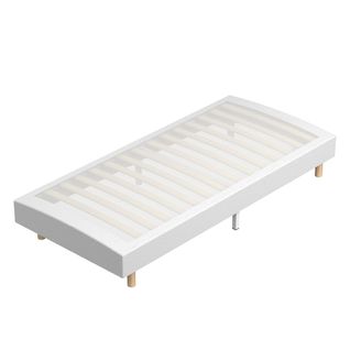 Sommier à Lattes 90x190 Cm, 6 Pieds, 14 Lattes
