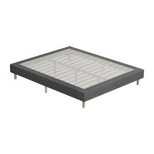 Sommier à Lattes 140x190 Cm, 9 Pieds, 2x14 Lattes