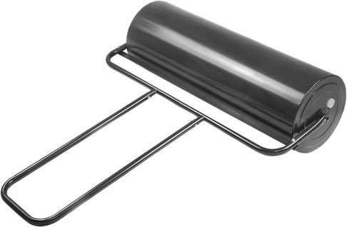 Rouleau à Gazon De Jardin 48l Avec Poignée En Acier Haute Résistance  114 X 60 X 32cm, Noir