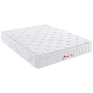 Matelas Mousse 140x190 cm INRE - Epaisseur 30 Cm - Face Hiver Été