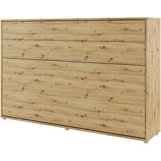 Lenart Armoire Lit Escamotable Horizontal 120x200 Cm Chêne Artisan Lit Rabattable Lit Mural"consus"