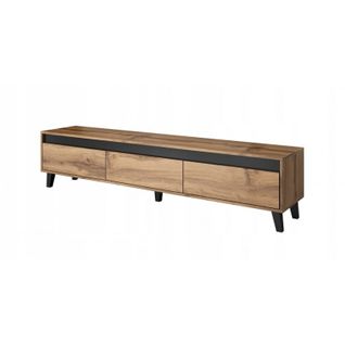 Meuble TV 180x42x38 Cm Chêne Wotan Nordis Meuble Hi-fi Luxueux Sideboeard Buffet Sur Pied