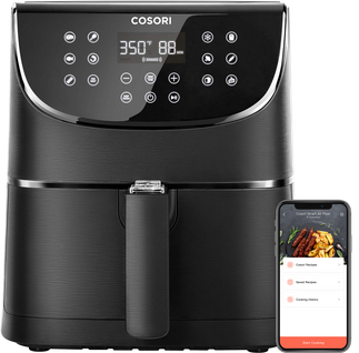 Friteuse Sans Huile  Édition Smart Chef Noire 5.5 Litres