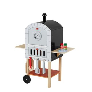 Four à Pizza Et 24 Accessoires Pour Enfant Gris Naturel