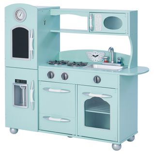 Cuisine Enfant Little Chef Dinette En Bois Verte Fille Garçon Jeux
