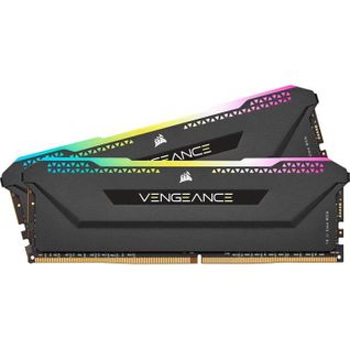 Mémoire PC Ddr4 - Vengeance Rgb Pro Sl 32go (2x16go) - 3200mhz - Cas16 - Black