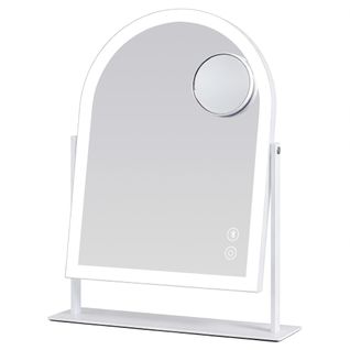 Miroir De Maquillage Hollywood Coiffeuse Avec Lumière Arche 30x41cm - Enceinte Bluetooth- Bande Lumi
