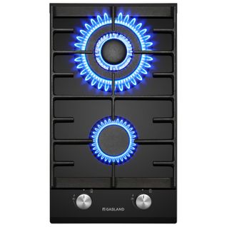 Plaque De Cuisson Gaz Gh2302bg1fc 2 Feux, Plaque Gaz Verre Trempé Noir 30 Cm