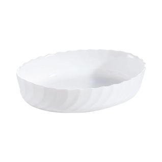 Plat De Cuisson Blanc 22,3 X 17 Cm Smart Cuisine Trianon