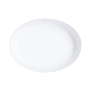 Plat De Cuisson Blanc 31,9 X 24,5 Cm Smart Cuisine Trianon