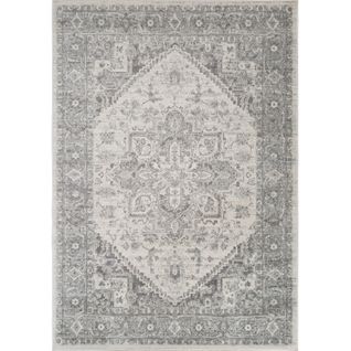 Tapis Vintage Oriental Gris/blanc 200x275 Cm Farah