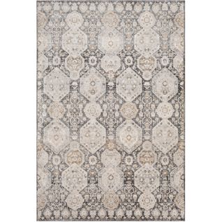 Tapis Vintage Oriental Noir/beige 200x275 Cm Lotus