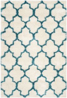 Tapis Enfants Shag 152 X 244 Cm Shag Ruth Bleu