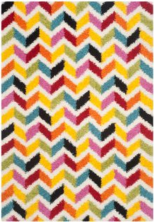 Tapis Enfants Shag 160 X 229 Cm Shag Esther Beige