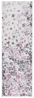 Tapis Adirondack 76 X 244 Cm Floral Contemporain Alyssa Violet