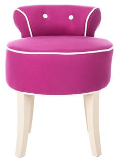 Tabourets De Coiffeuse Mariann Blanc Bois De Bouleau 45 X 48 X 58 Cm