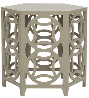Table D'appoint Delores Neutre Bois De Bayur 58 X 58 X 56 Cm