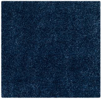Tapis Shag 122 X 122 Cm Shag Crosby Navy Blue