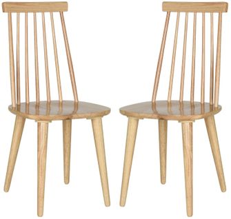 Chaises De Salle à Manger Vela Lot De 2 Neutre Bois D'hevea