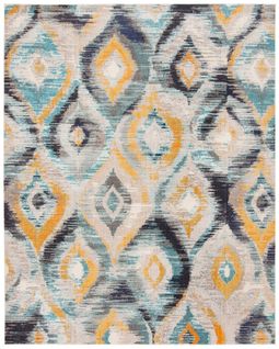 Tapis Monaco 235 X 335 Cm Bohème Chic Vistoso Bleu
