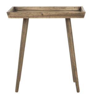 Table D'appoint Nonie Marron Bois De Pin 60 X 40 X 64 Cm