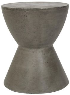 Table En Ciment Coleen Gris Beton 38 X 38 X 45 Cm