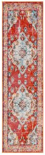 Tapis Monaco 66 X 244 Cm Boho Chic Milà Orange / Bleu